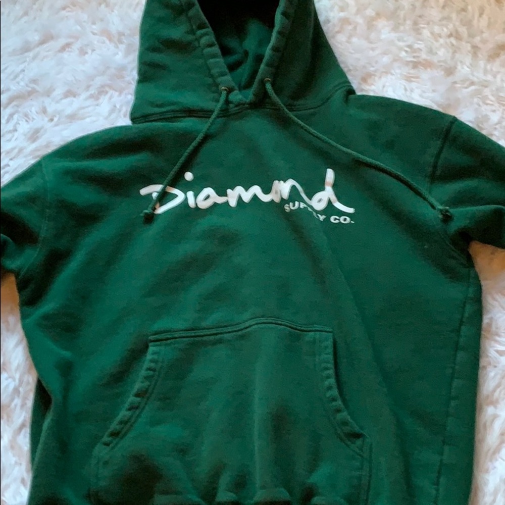 Size Large Men’s Diamond Sweatshirt Hoodie